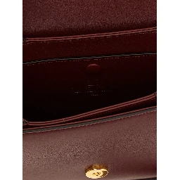 Bordeaux Calfskin Crossbody Bag