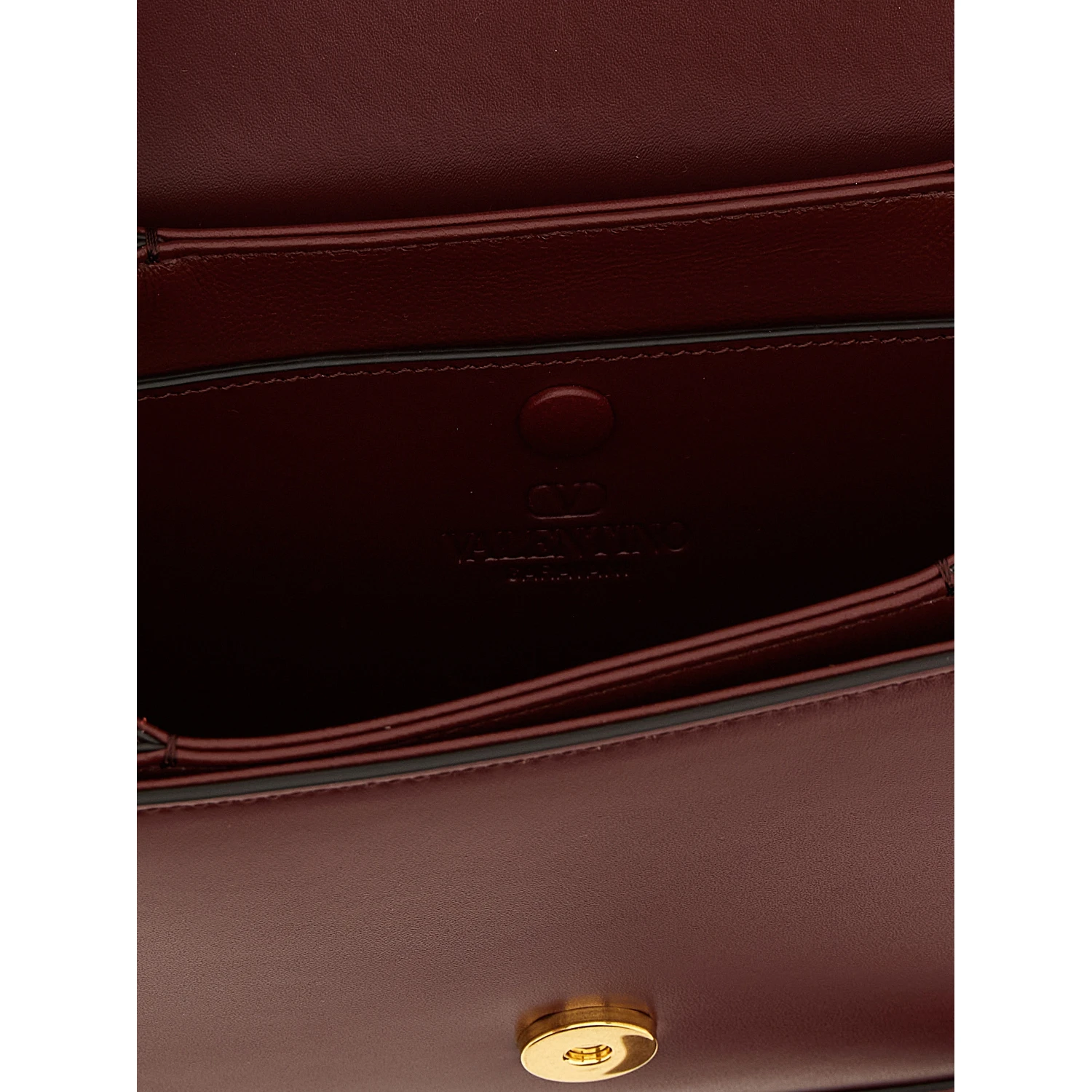 Bordeaux Calfskin Crossbody Bag