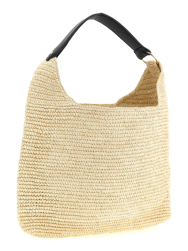 Beige Raffia Shoulder Bag alternative