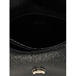 Black Goatskin Crossbody Bag