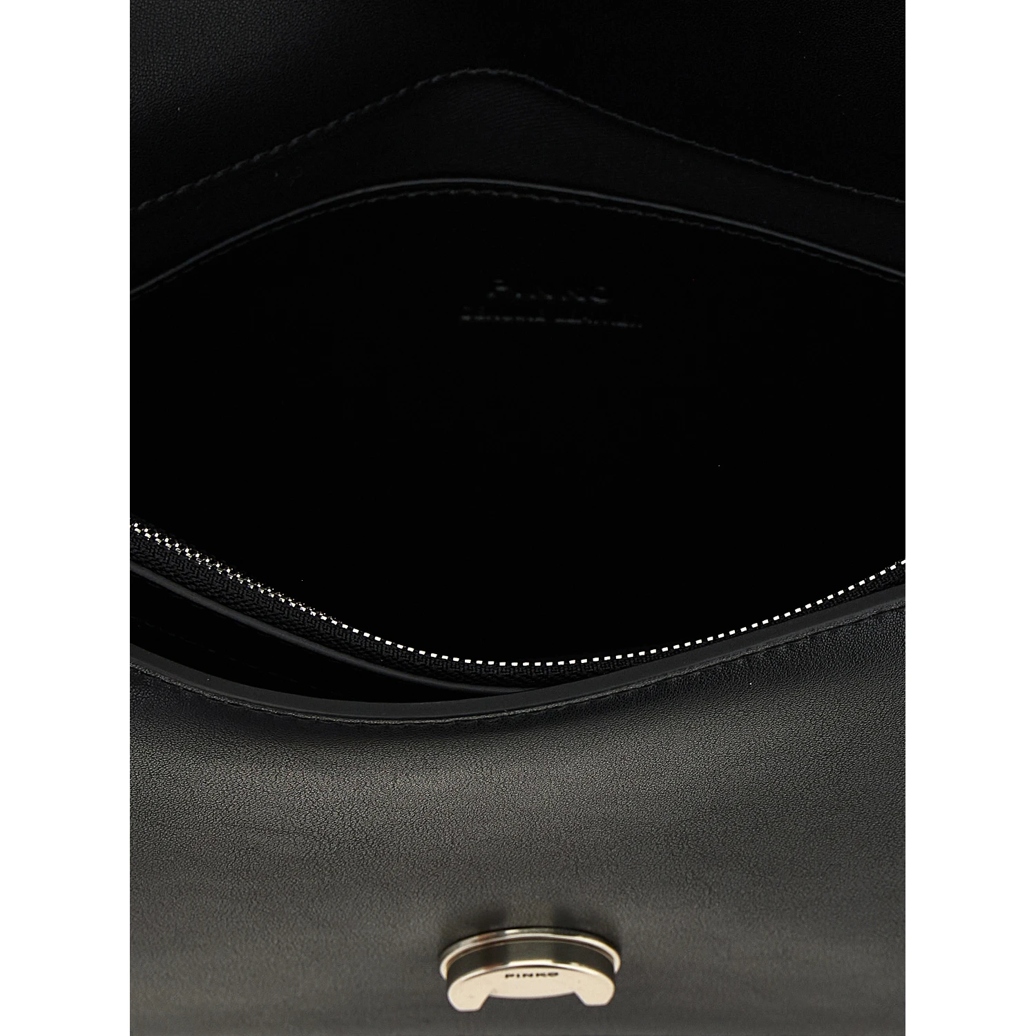 Black Goatskin Crossbody Bag