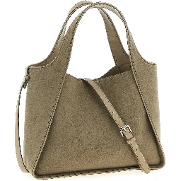 Bicolor Polyamide Crossbody Bag