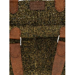 Bicolor Raffia Tote Bag