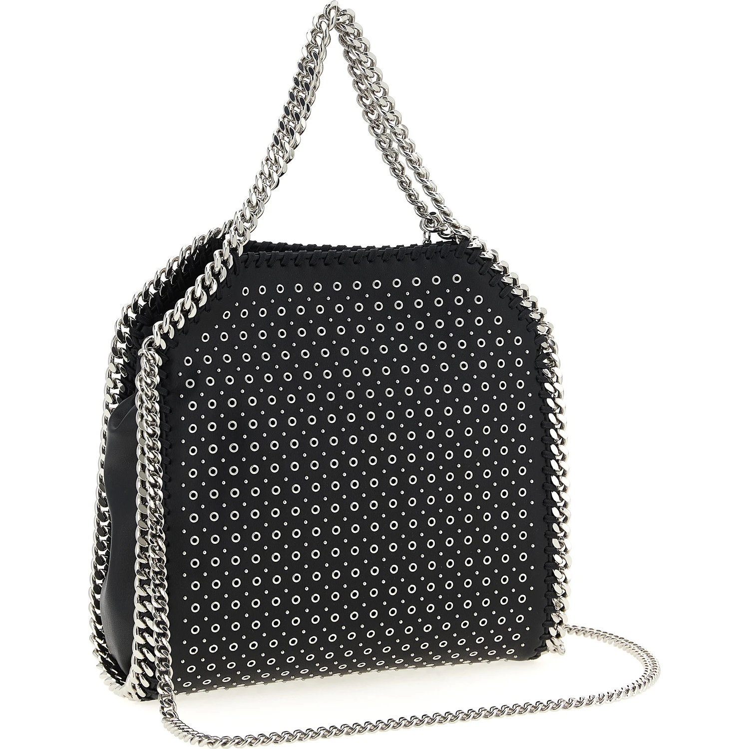 Black Polyester Handbag