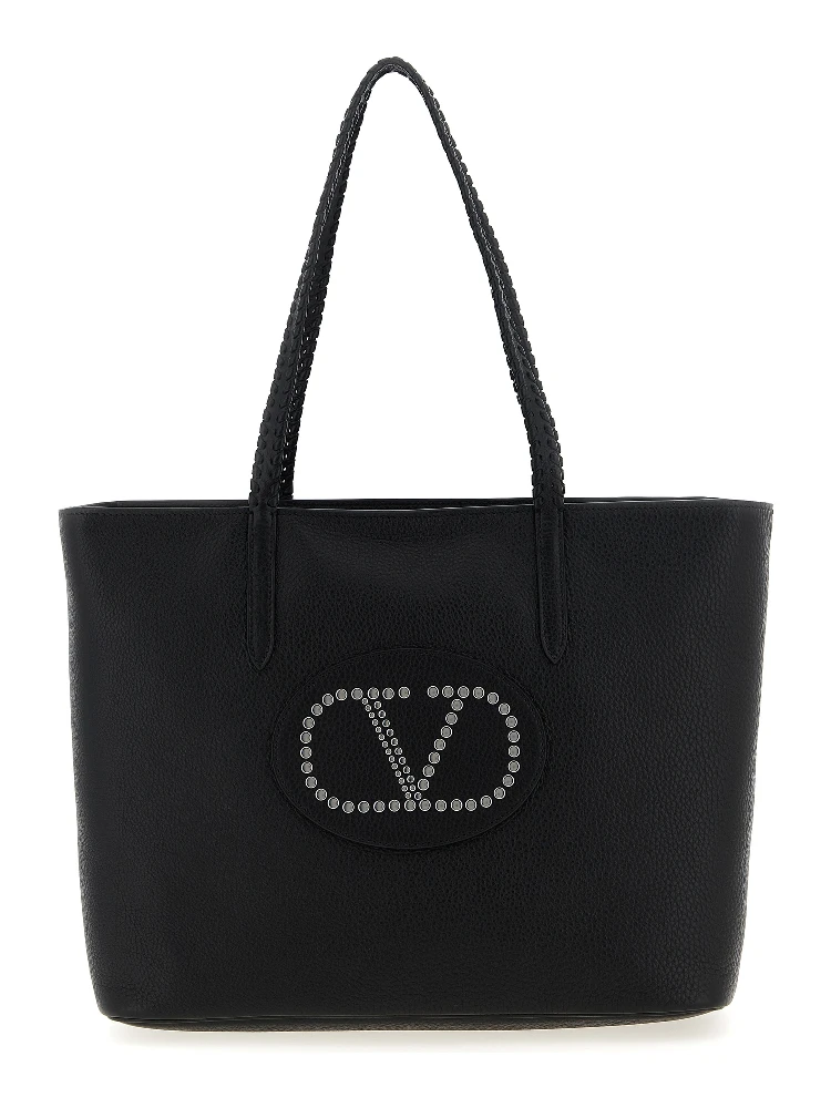 Black Calfskin Tote Bag