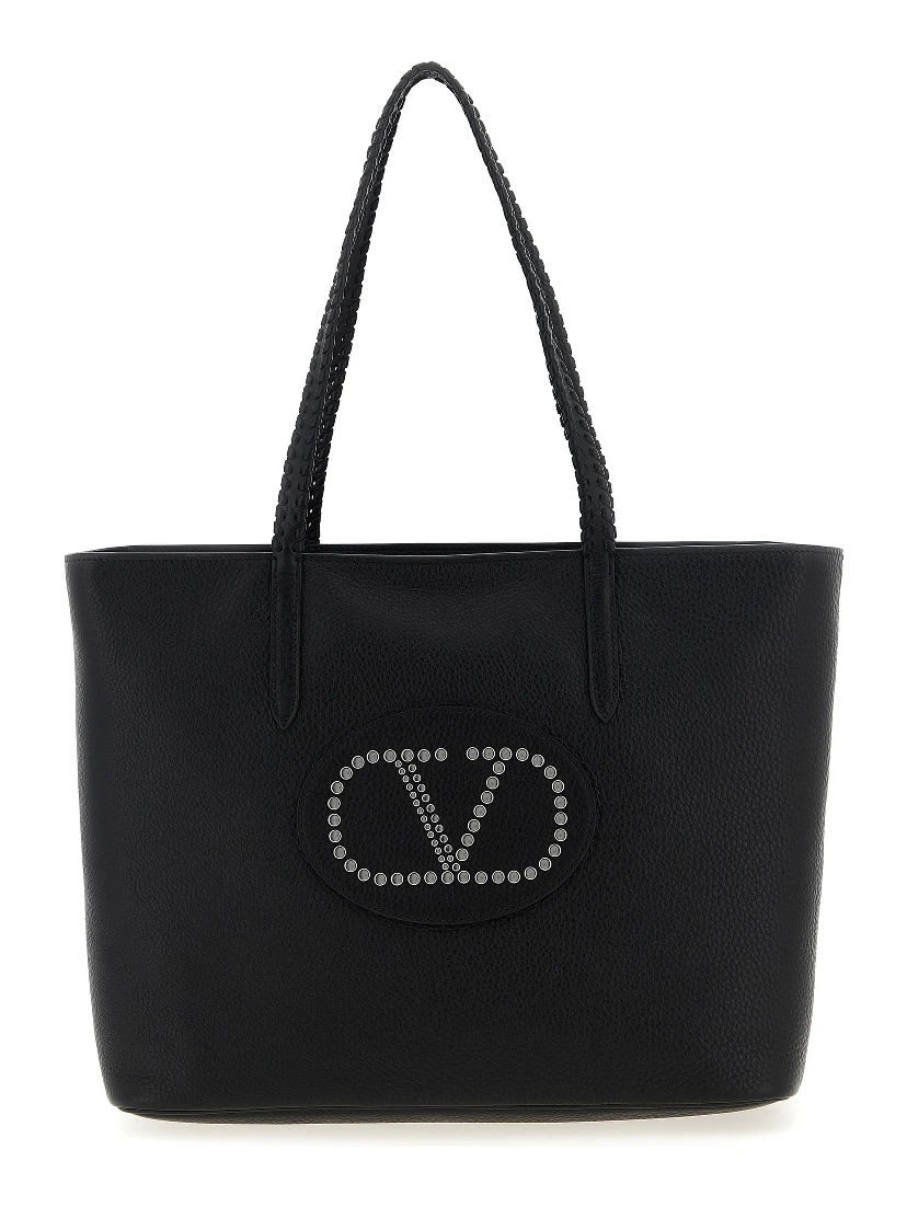 Black Calfskin Tote Bag