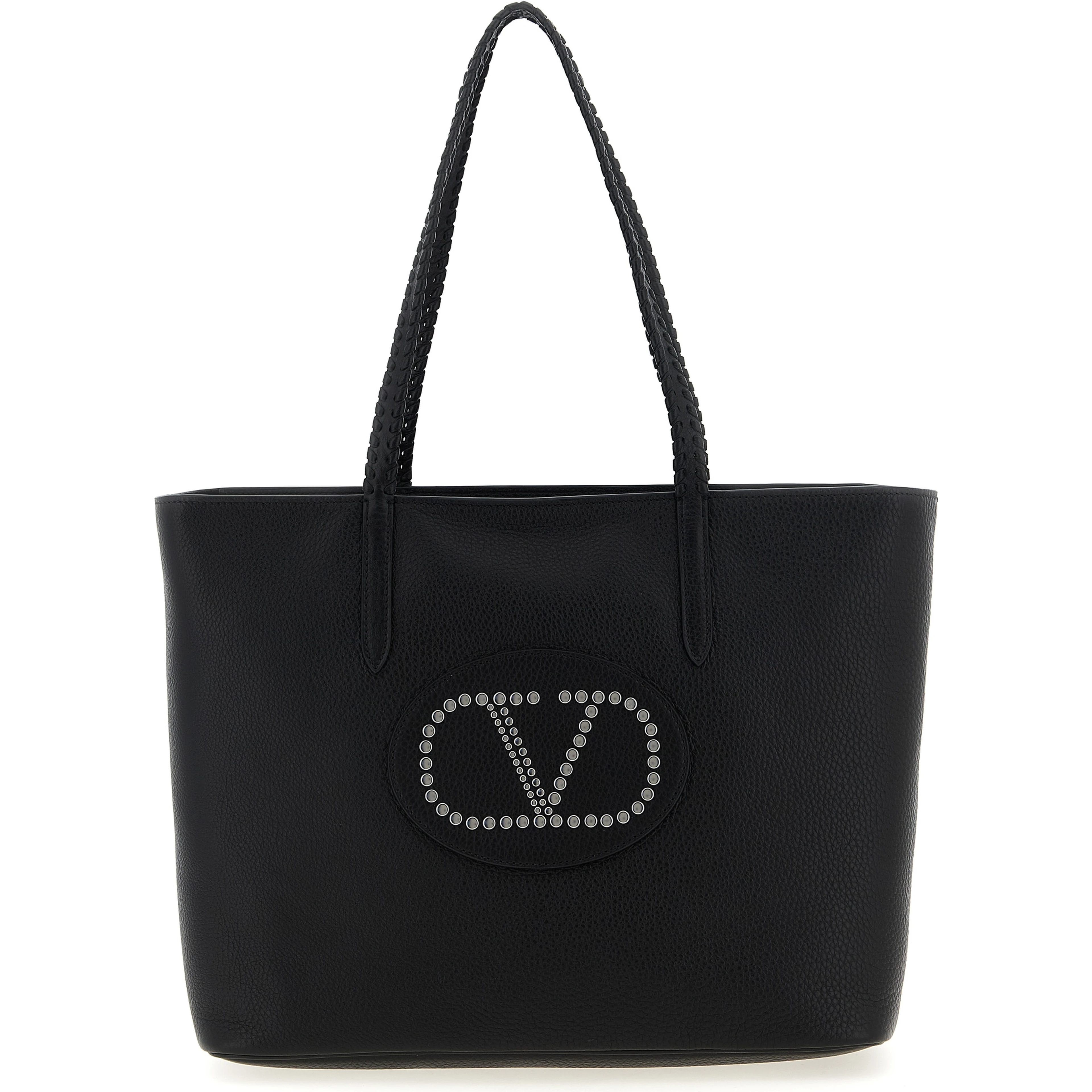 Black Calfskin Tote Bag