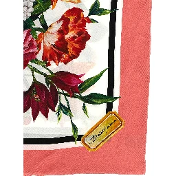 Multicolor Silk Foulard