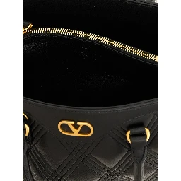 Black Lamb Leather Handbag