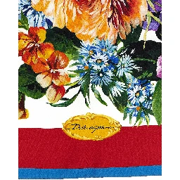 Multicolor Silk Foulard