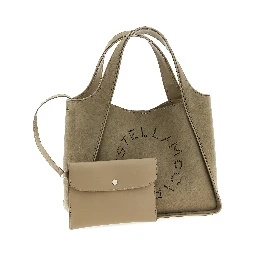 Bicolor Polyamide Crossbody Bag