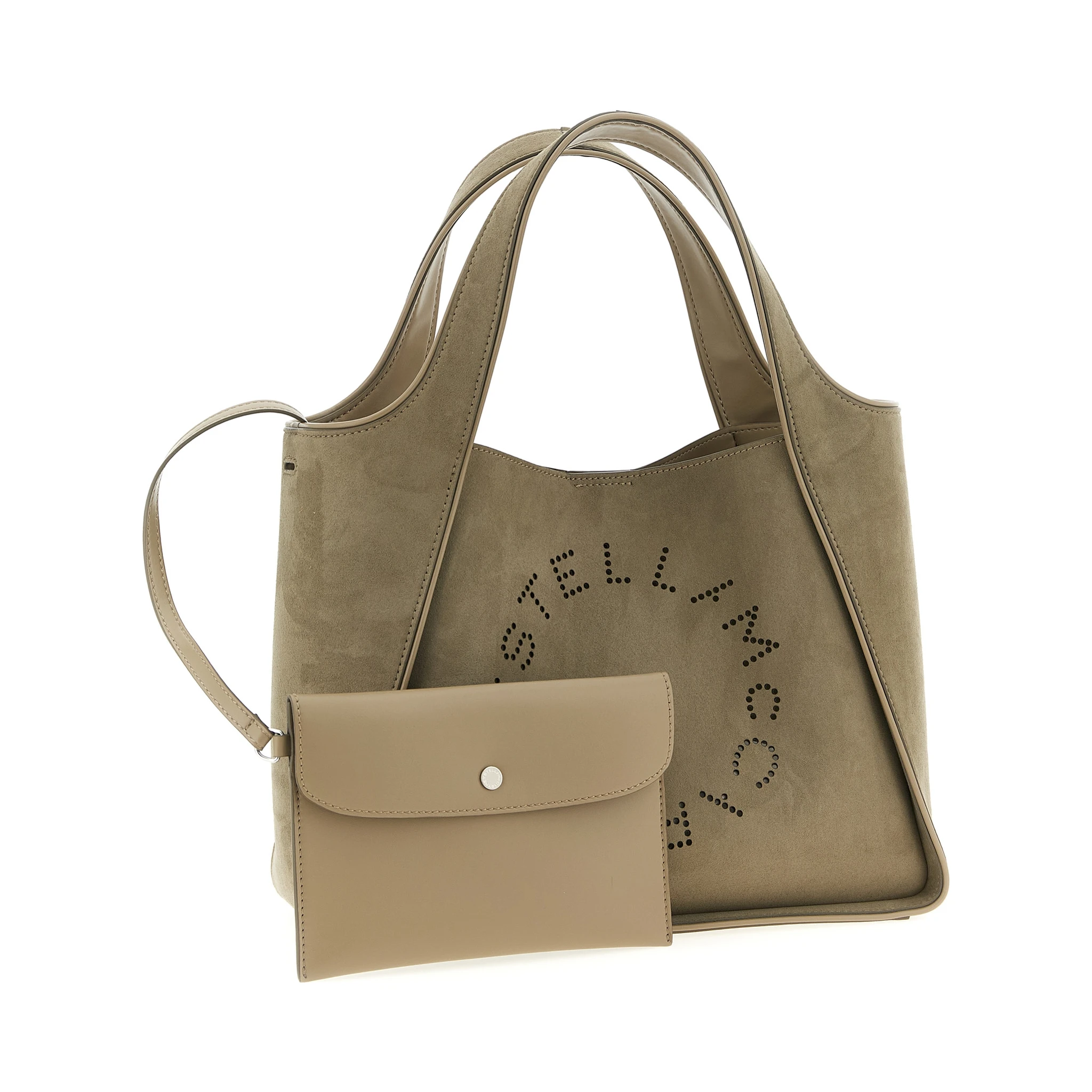 Bicolor Polyamide Crossbody Bag