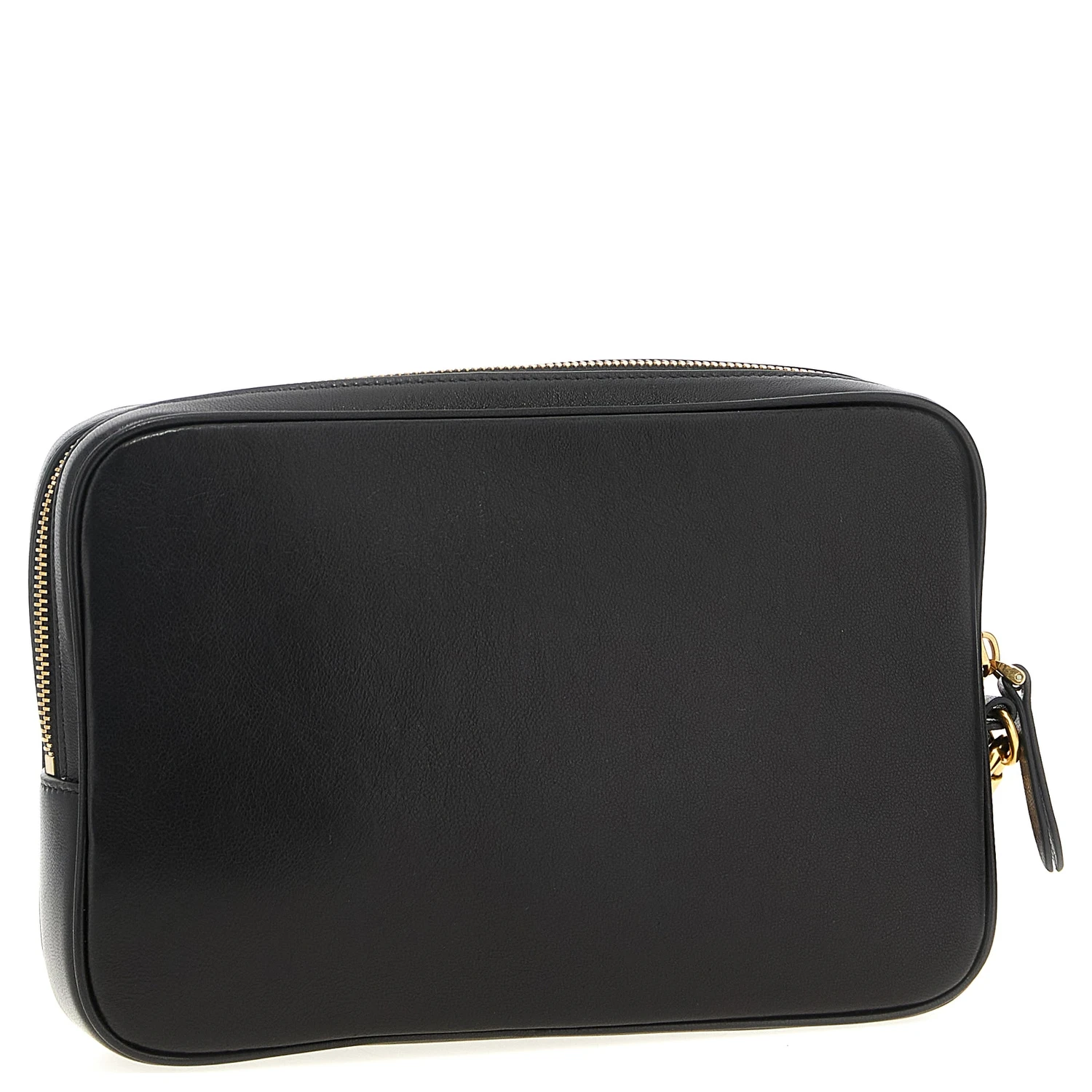 Multicolor Lamb Leather Clutch Bag