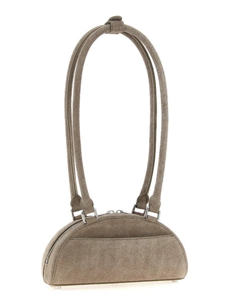 Gray Lamb Leather Shoulder Bag alternative