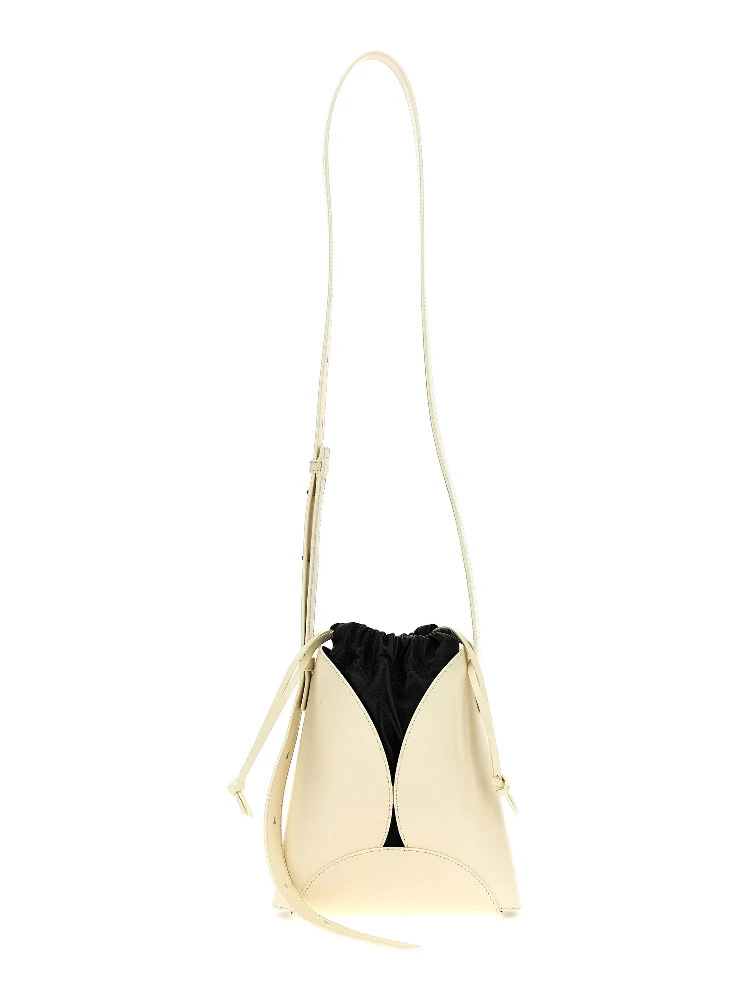 Beige Cowhide Crossbody Bag
