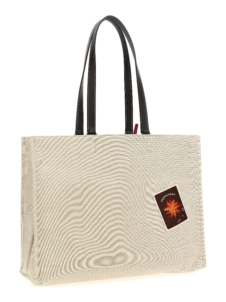 Beige Fabric Tote Bag alternative