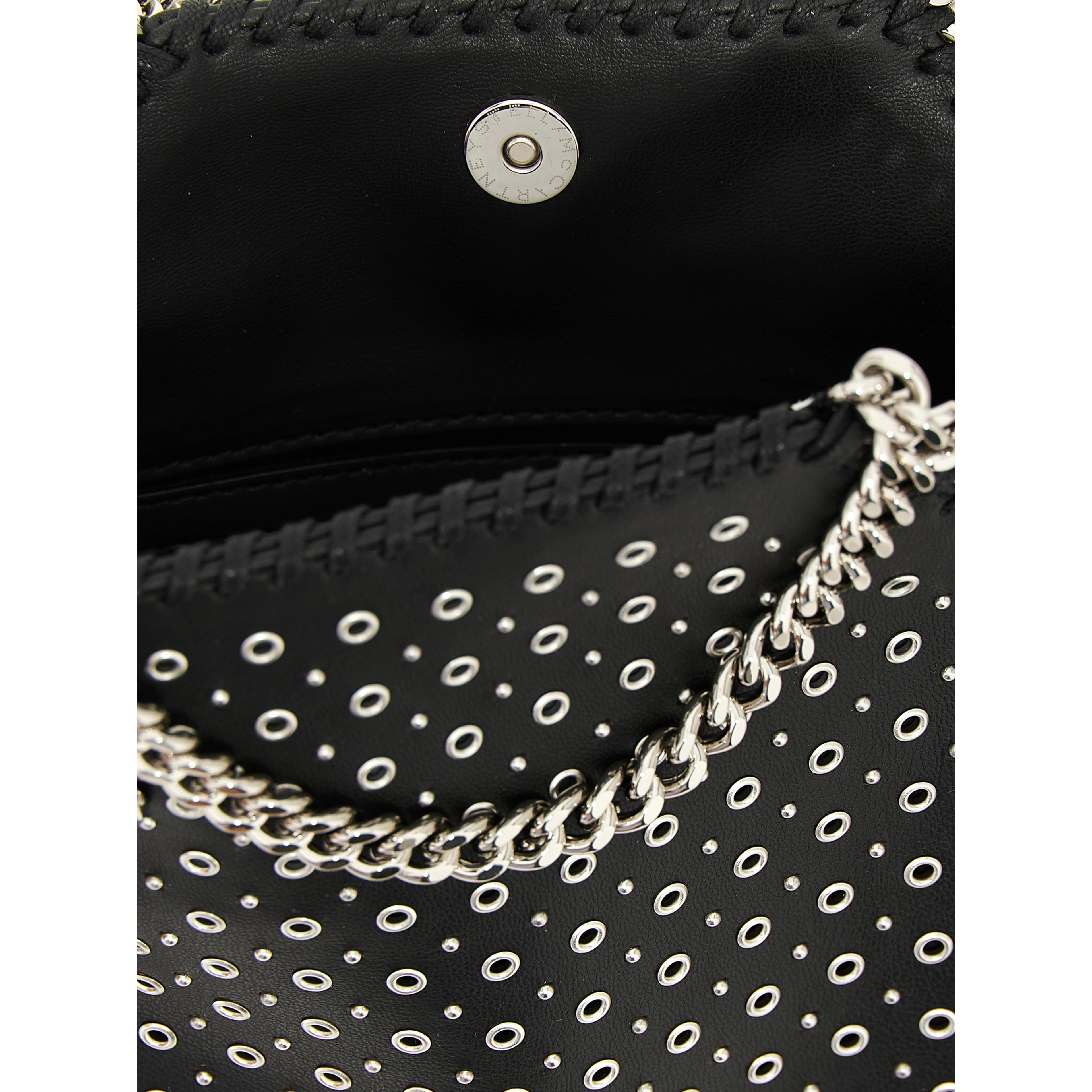 Black Polyester Handbag