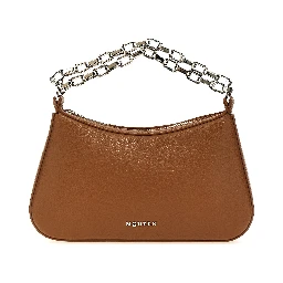 Brown Lamb Leather Handbag