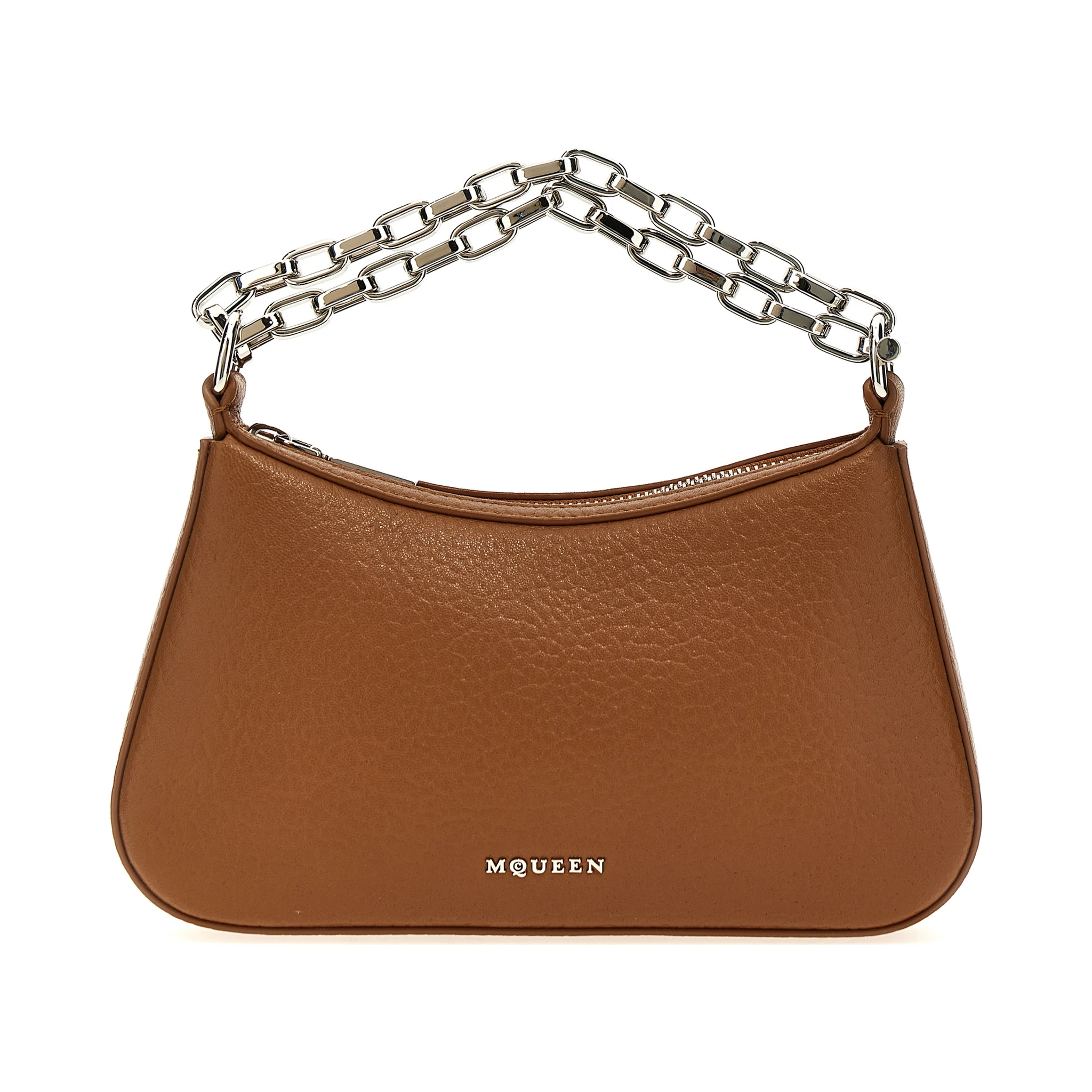 Brown Lamb Leather Handbag