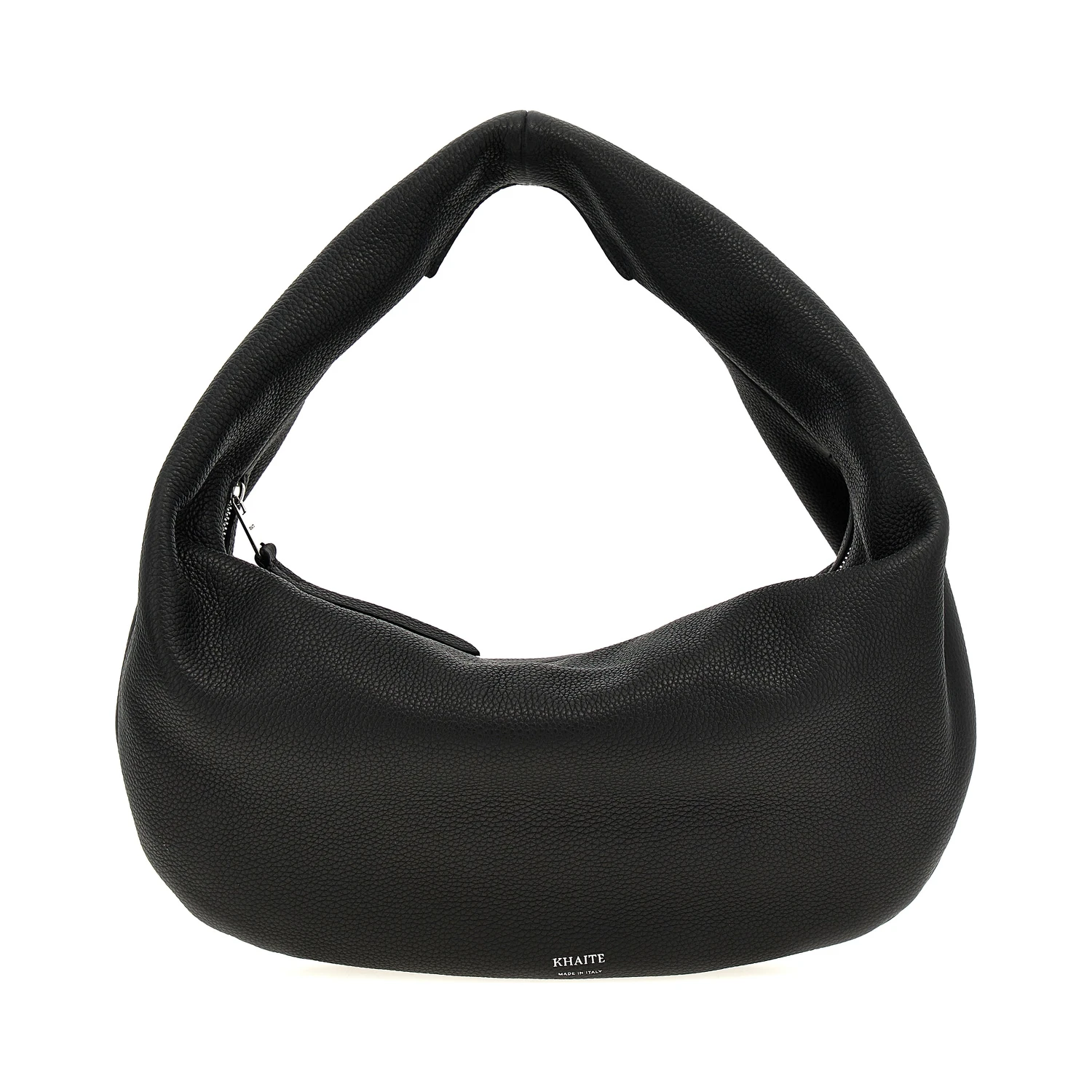 Black Calfskin Shoulder Bag