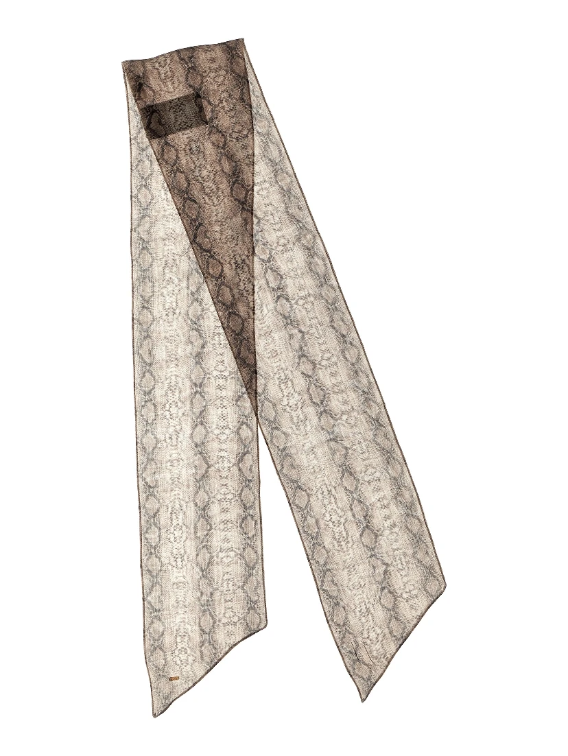 Multicolor Silk Foulard