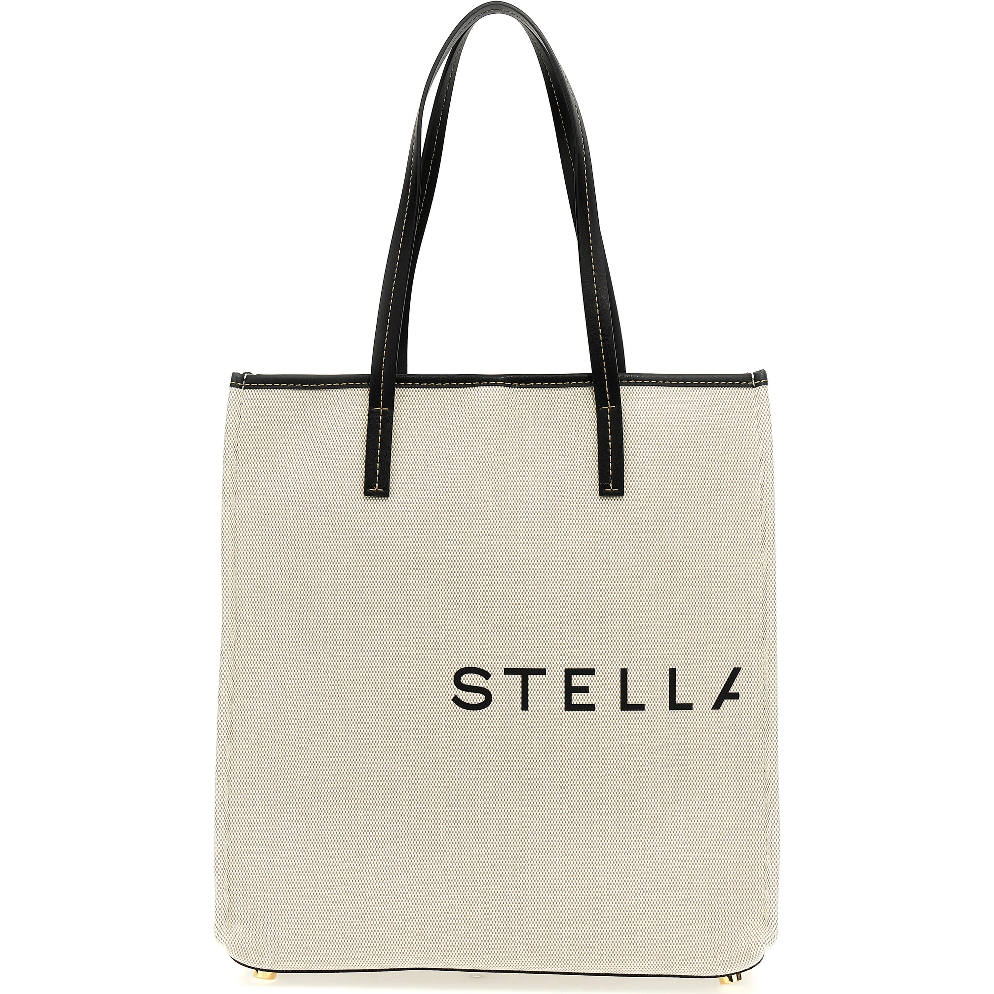 Beige Cotton Tote Bag