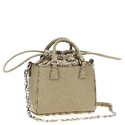 Gray Calfskin Handbag