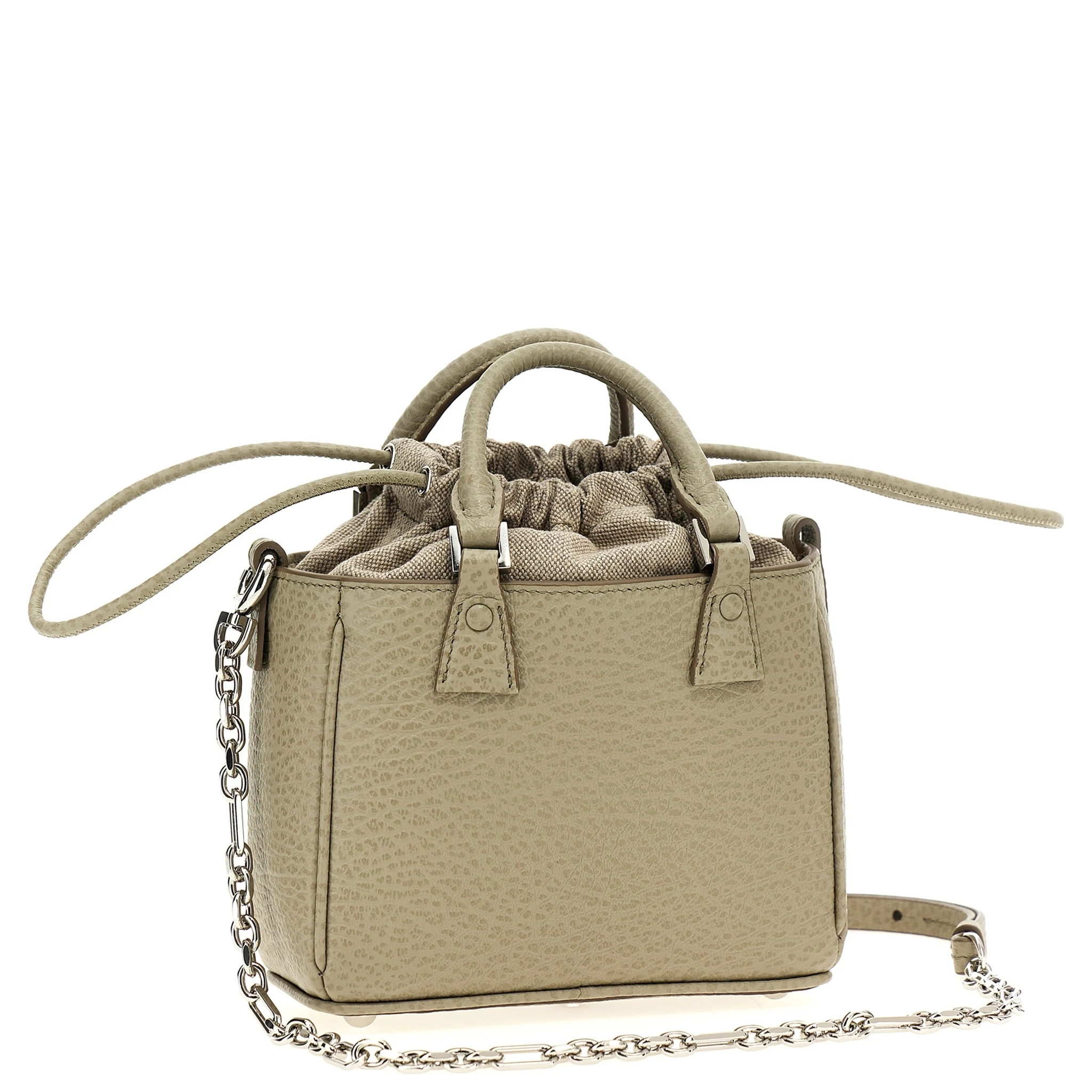 Gray Calfskin Handbag