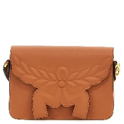 Brown Calfskin Crossbody Bag