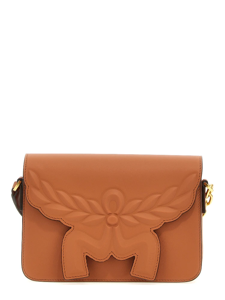 Brown Calfskin Crossbody Bag