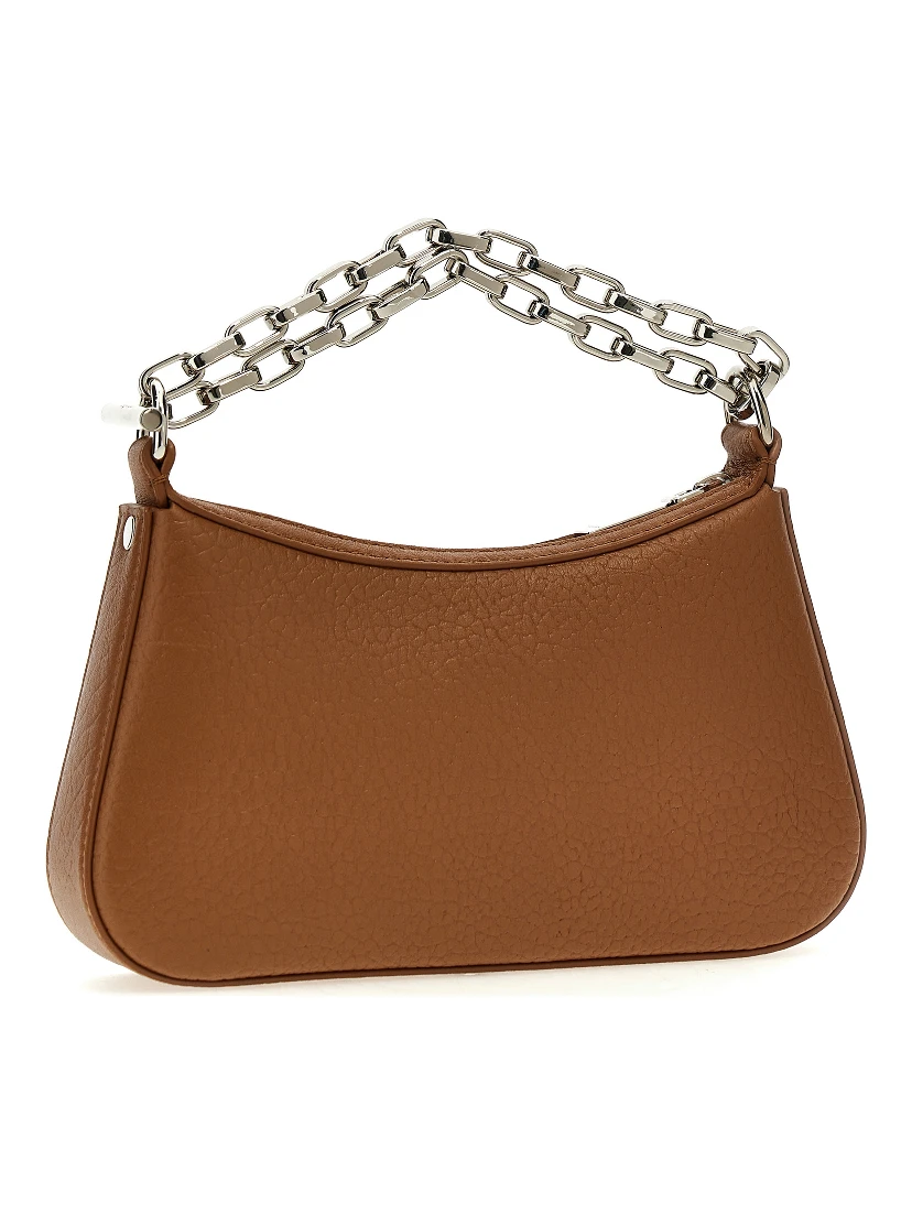 Brown Lamb Leather Handbag