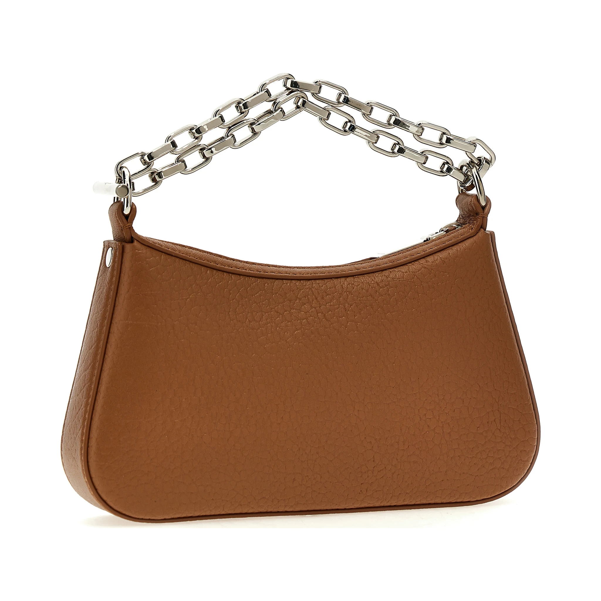 Brown Lamb Leather Handbag