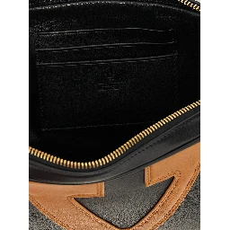 Multicolor Lamb Leather Clutch Bag