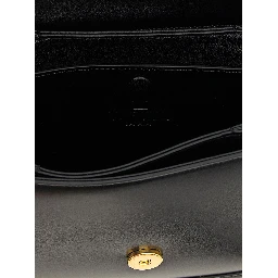 Black Calfskin Crossbody Bag