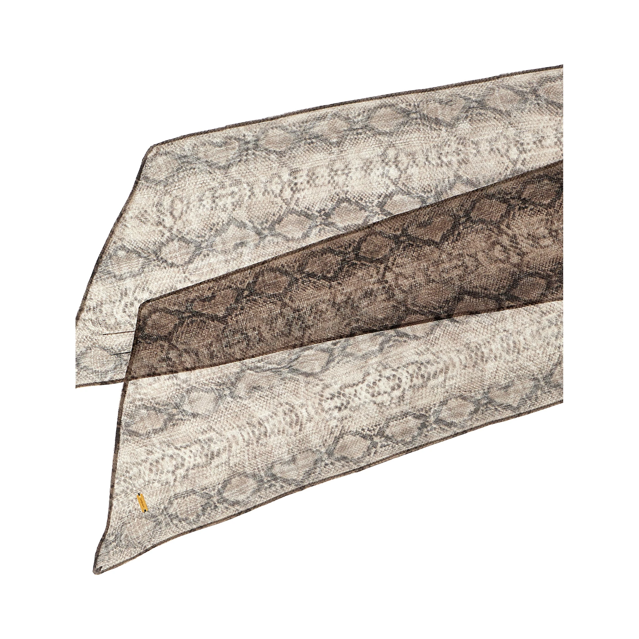 Multicolor Silk Foulard