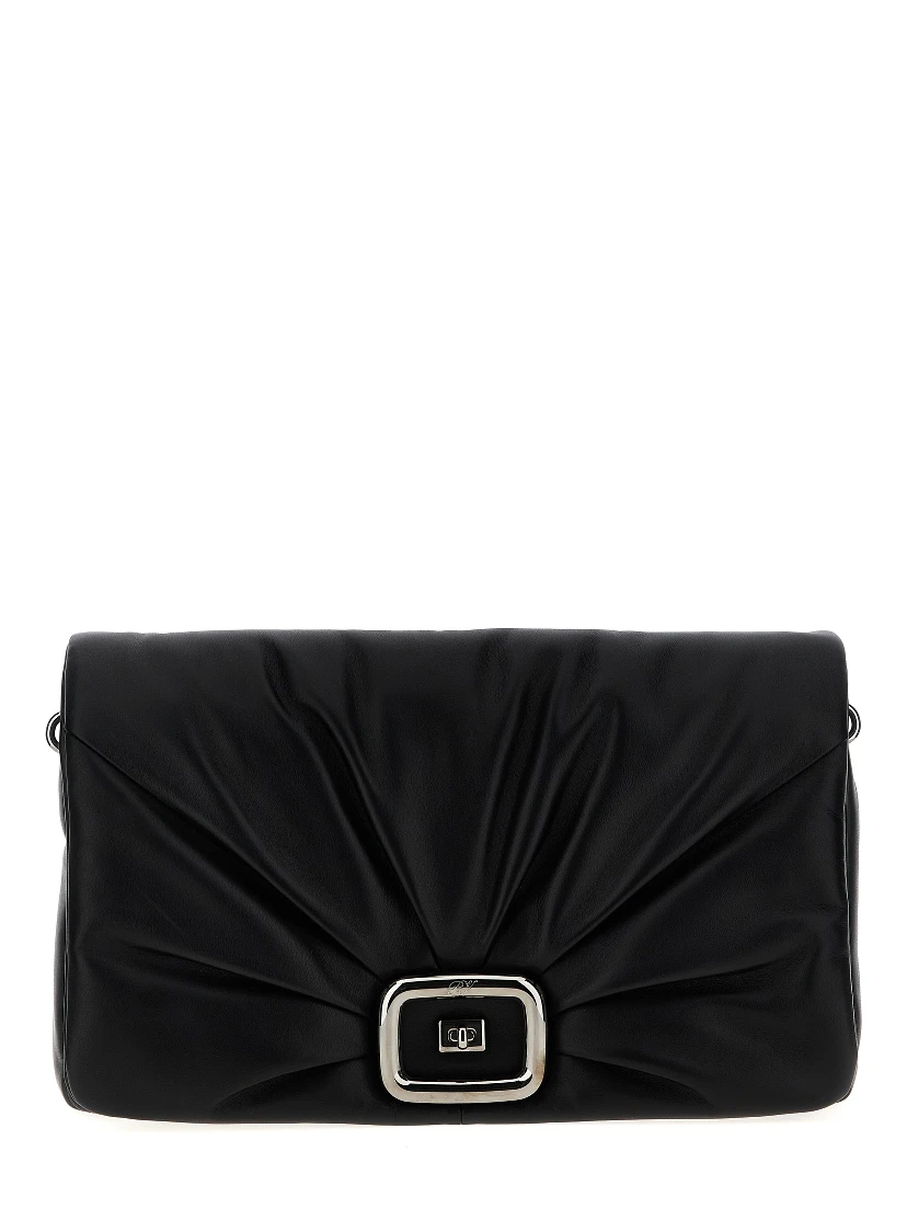 Black Leather Shoulder Bag