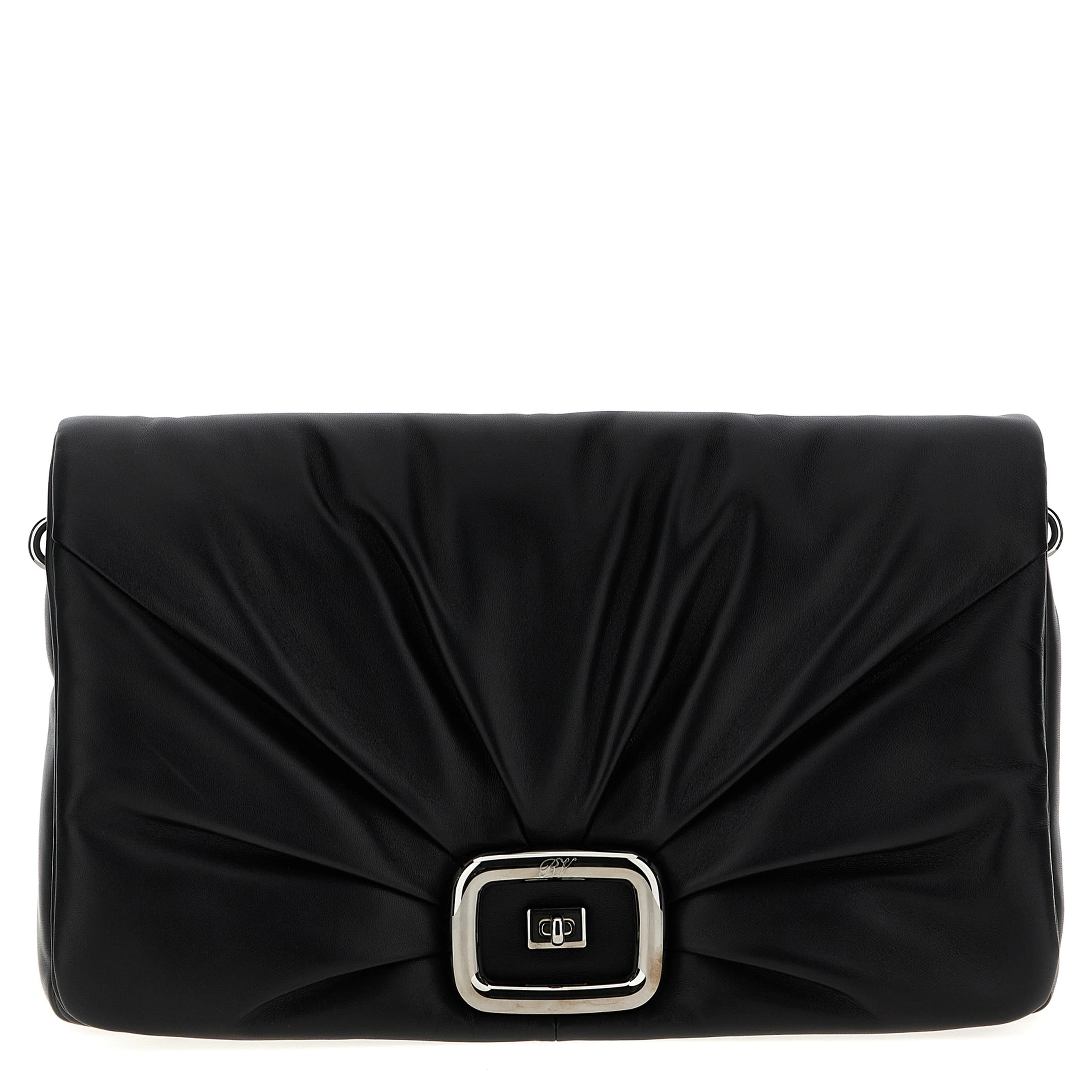 Black Leather Shoulder Bag