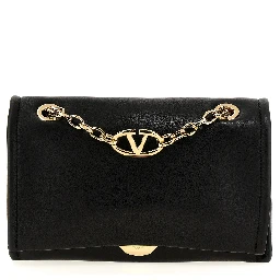 Black Lamb Leather Shoulder Bag