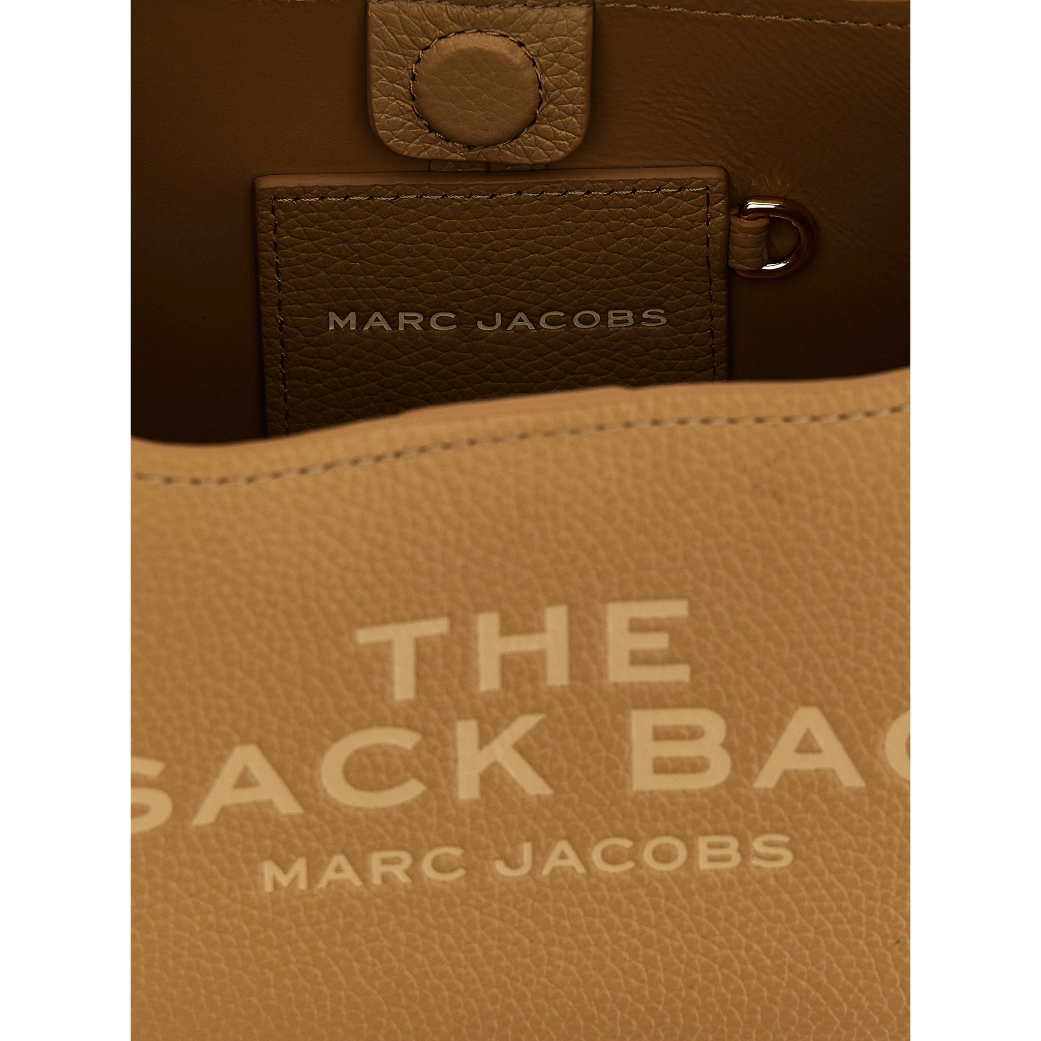 Beige Cowhide Handbag
