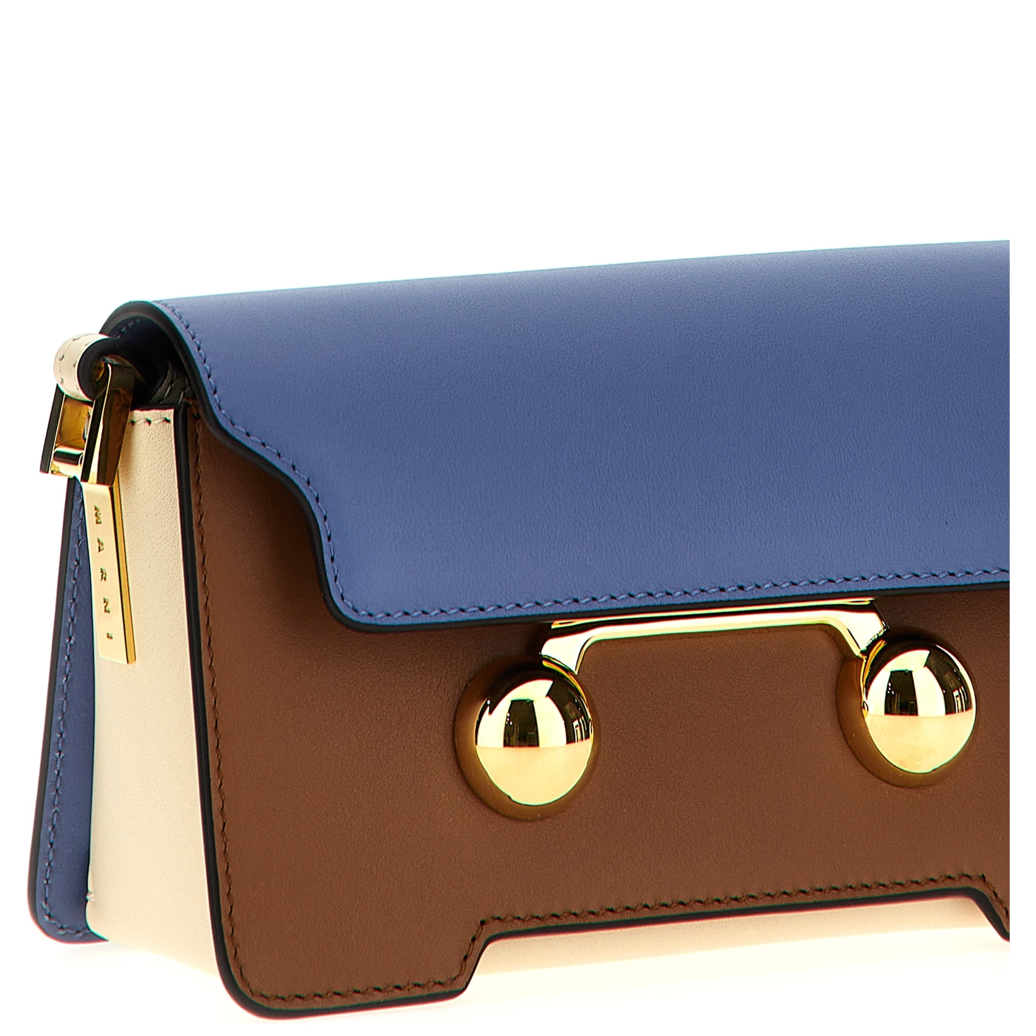 Multicolor Calfskin Shoulder Bag