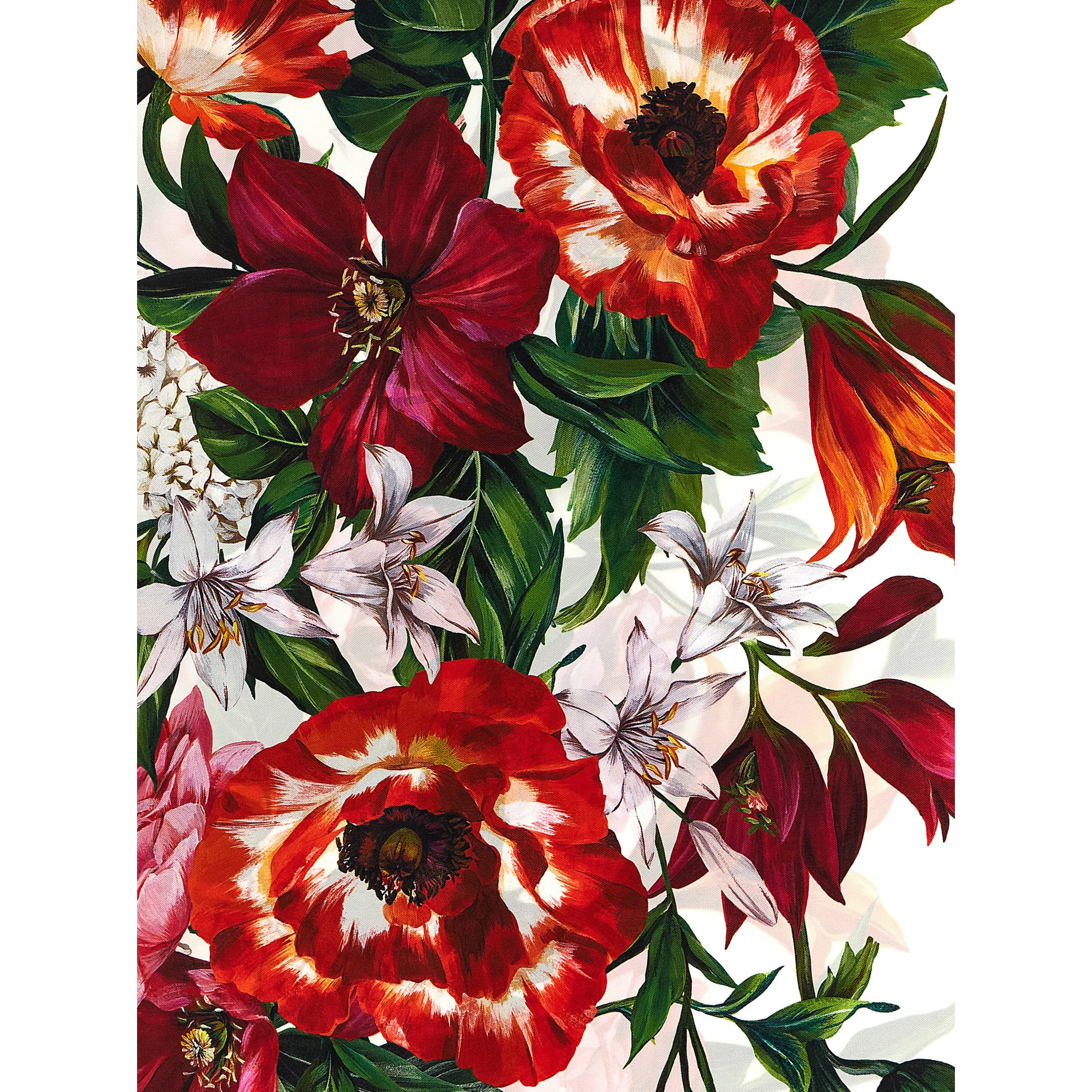 Multicolor Silk Foulard