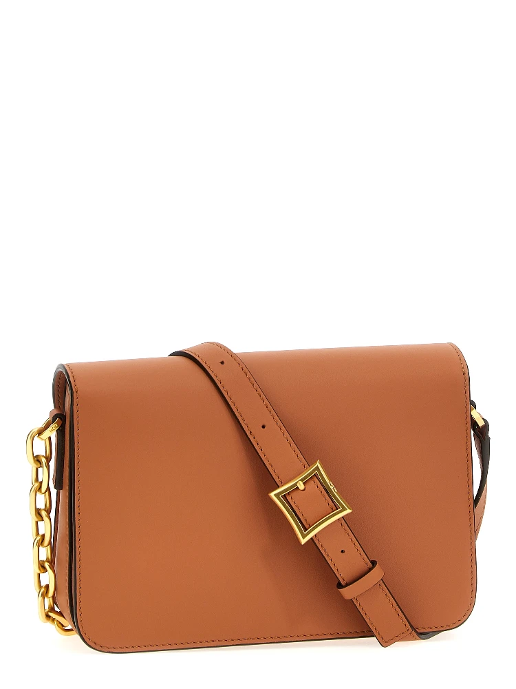 Brown Calfskin Crossbody Bag alternative