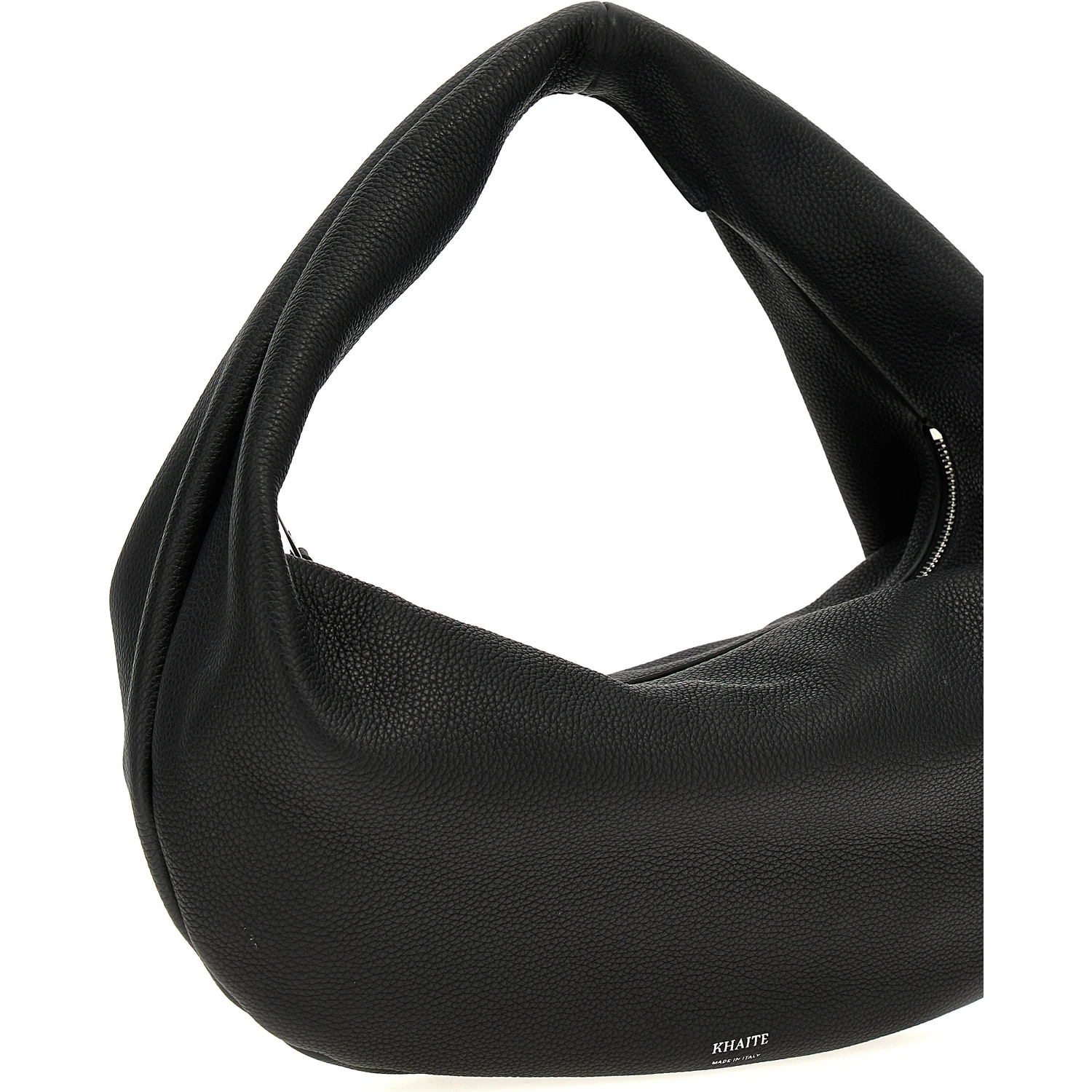 Black Calfskin Shoulder Bag