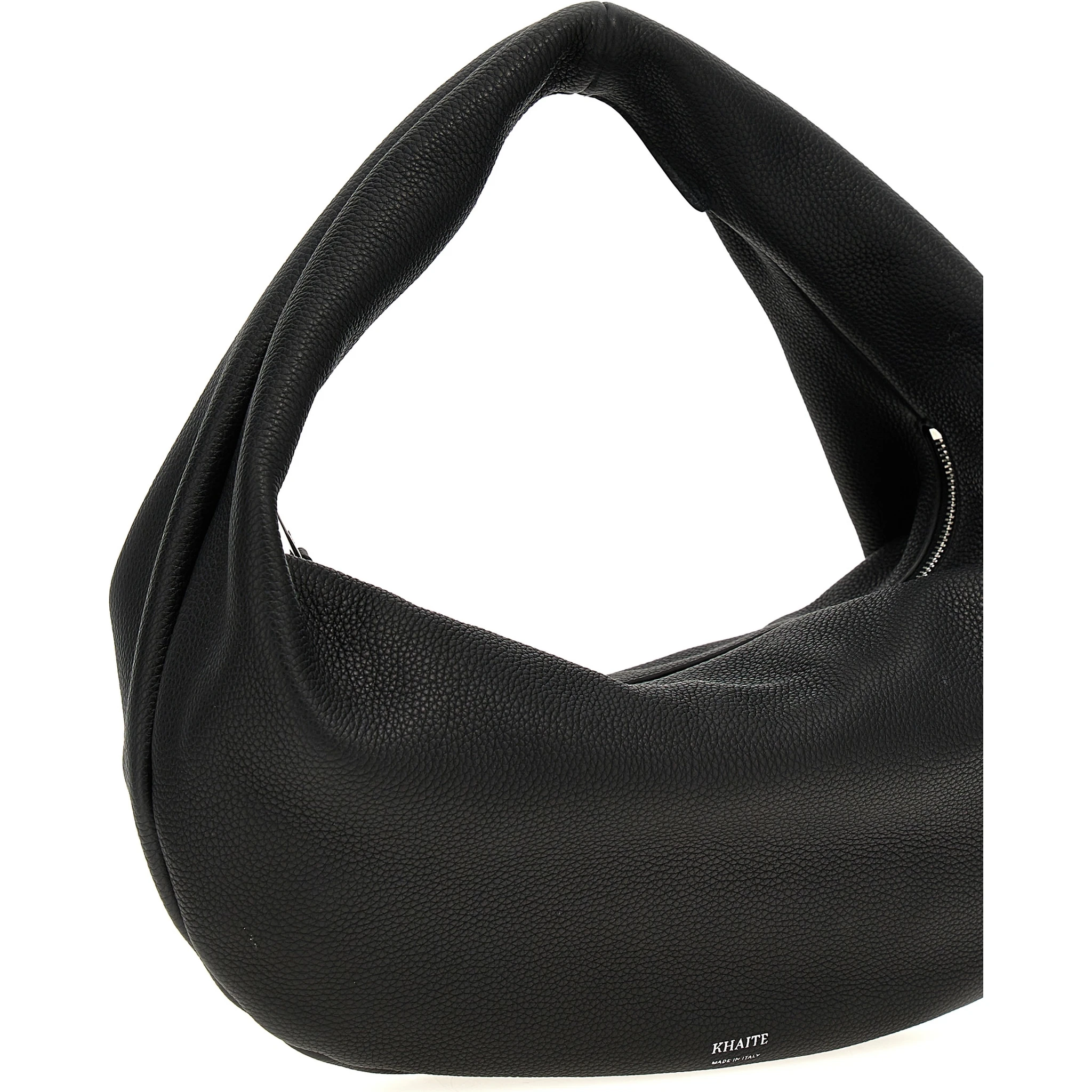 Black Calfskin Shoulder Bag