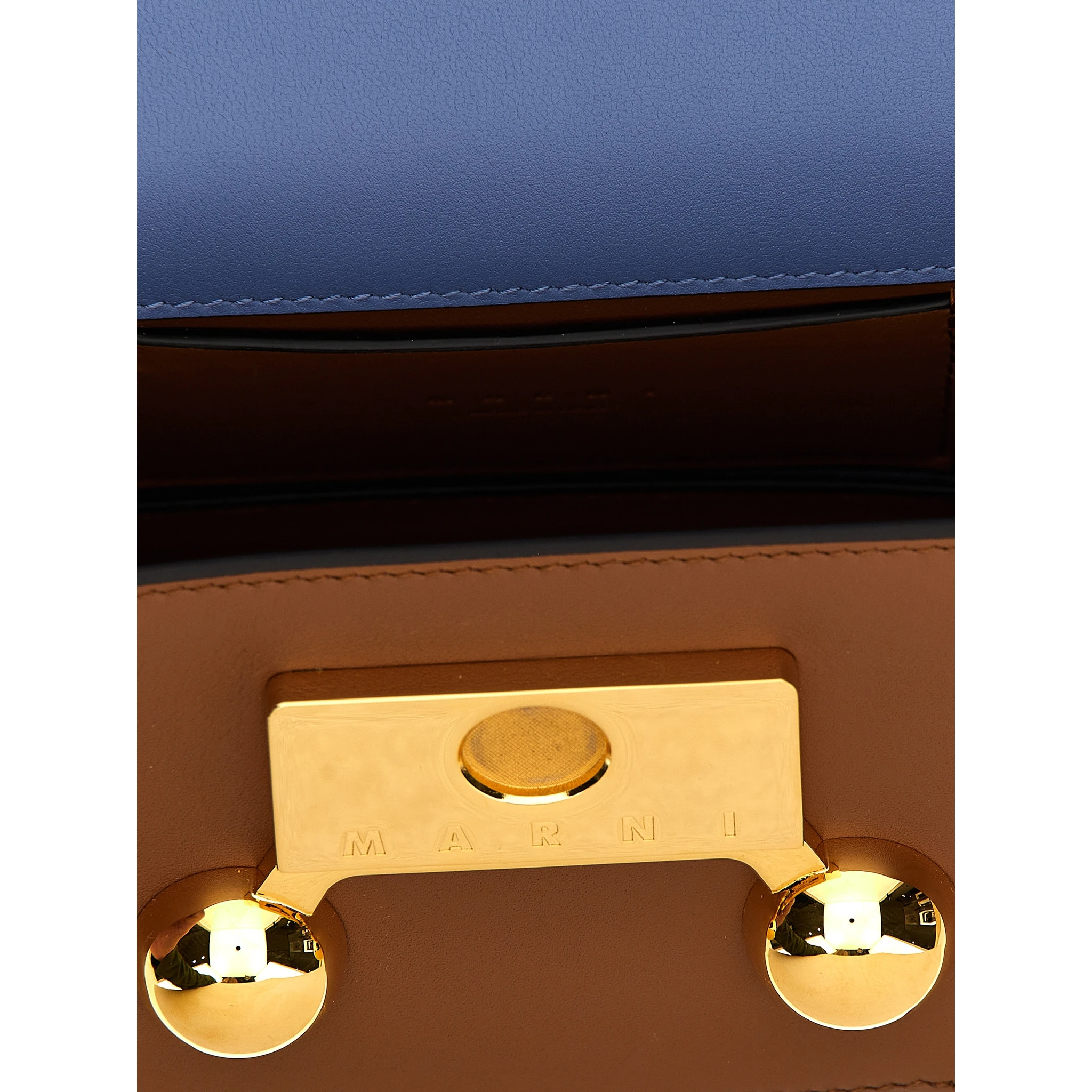Multicolor Calfskin Shoulder Bag