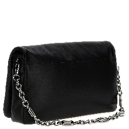 Black Leather Shoulder Bag