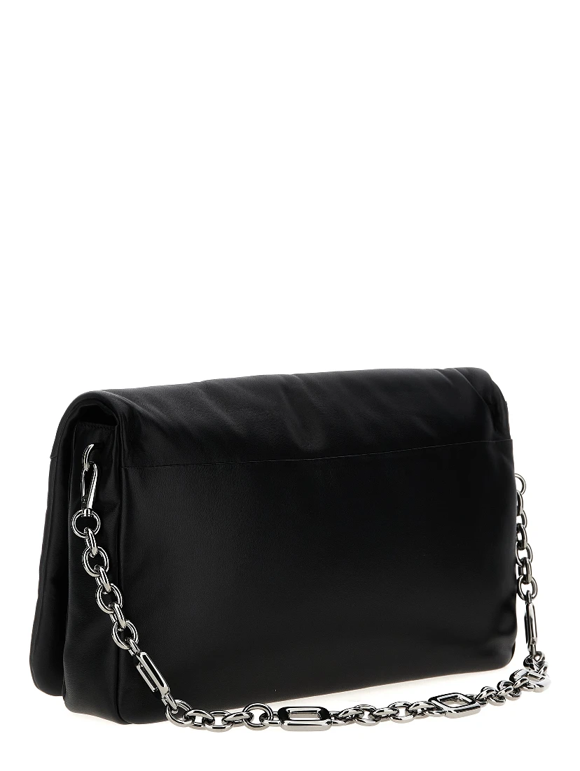 Black Leather Shoulder Bag