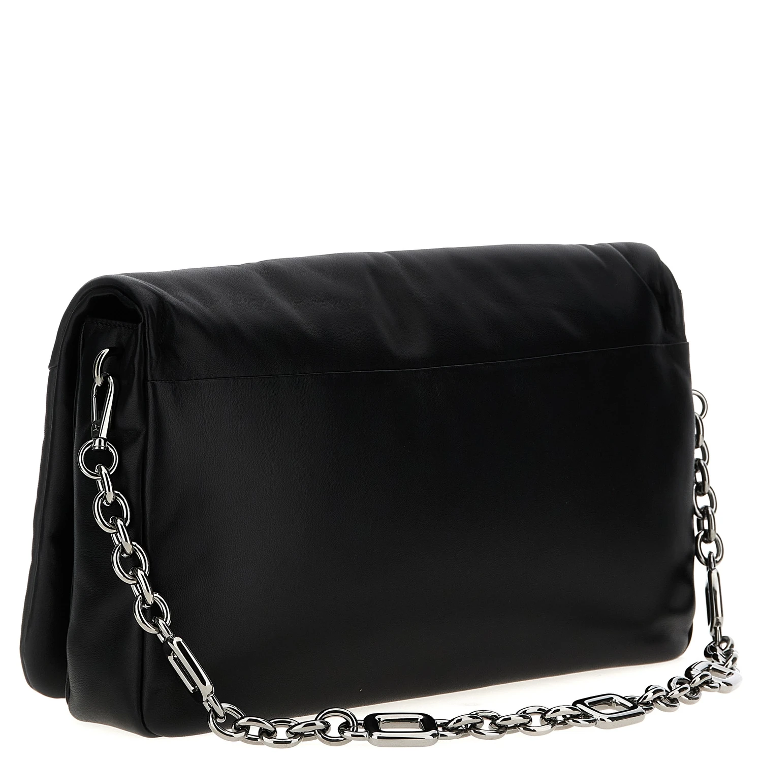 Black Leather Shoulder Bag