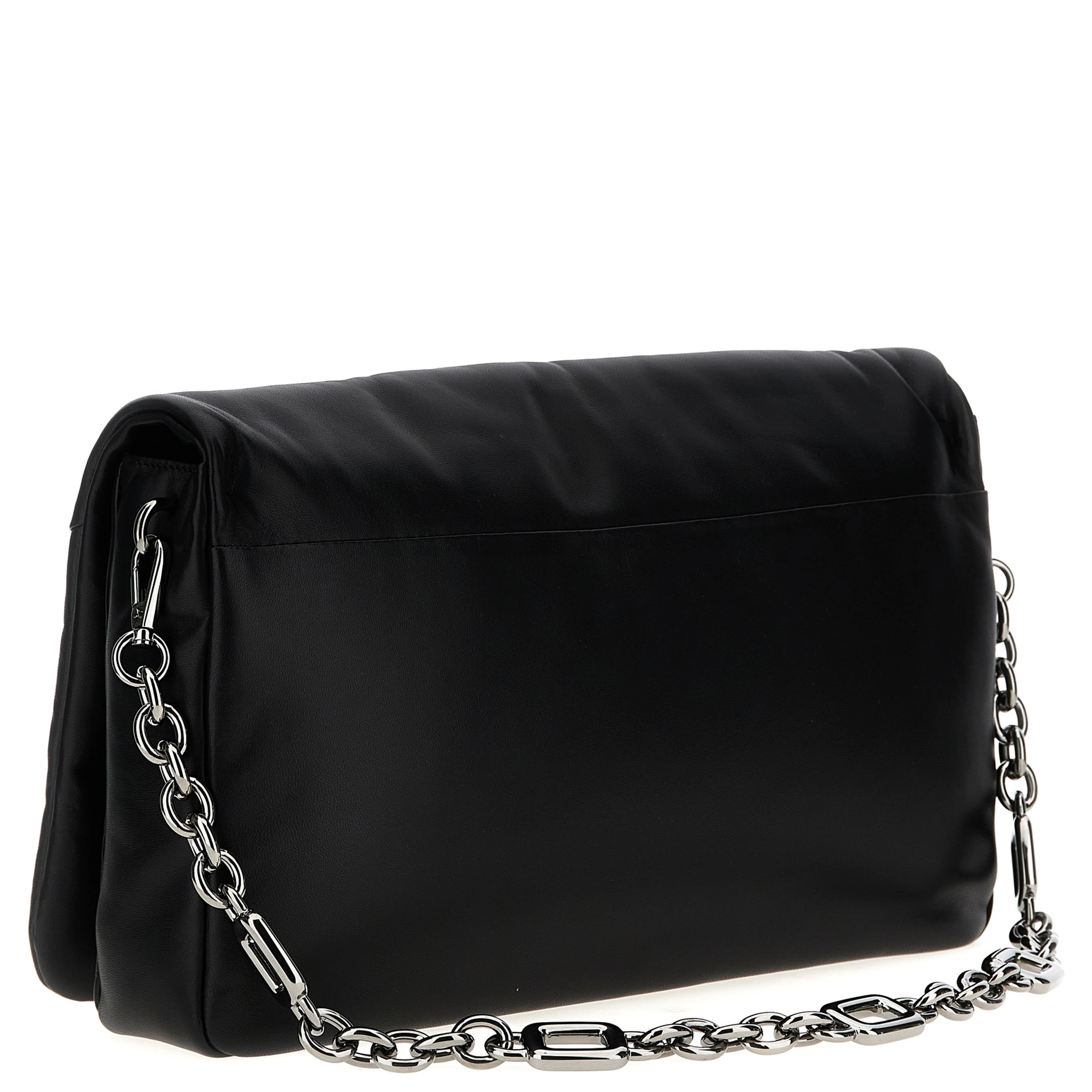 Black Leather Shoulder Bag