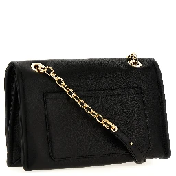 Black Lamb Leather Shoulder Bag